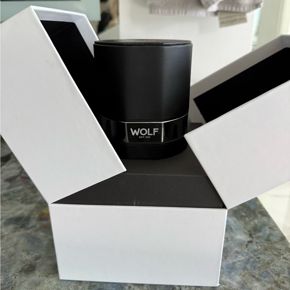 WOLF Other - WOLF 1834 The Rocket Single Watch Winder Travel Black